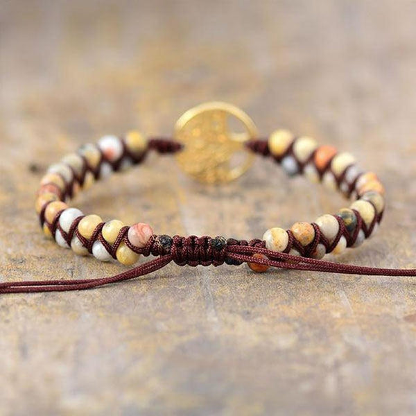 Mavis Jasper-Look Tree of Life Bracelet - image 8