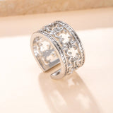 Jasper Crown Ring — Silver-Tone — image 1