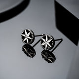 James North Star Stud Earrings — Silver-Tone — image 2