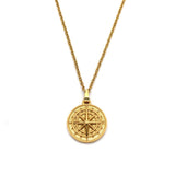 David Compass Pendant Necklace — Gold-Tone — image 2