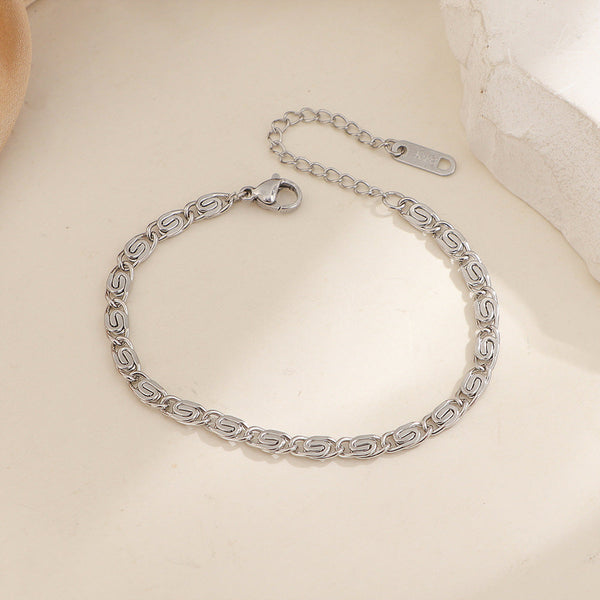 Frederick Braided Chain Bracelet — Silver-Tone — image 1