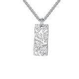 Thomas Hammered Bar Necklace — Silver-Tone — image 1