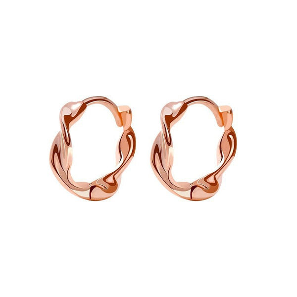 Vivienne Hoop Earrings | Copper-Tone — image 2