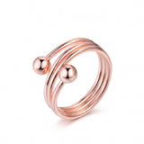 Georgina Wave Ring | Copper-Tone