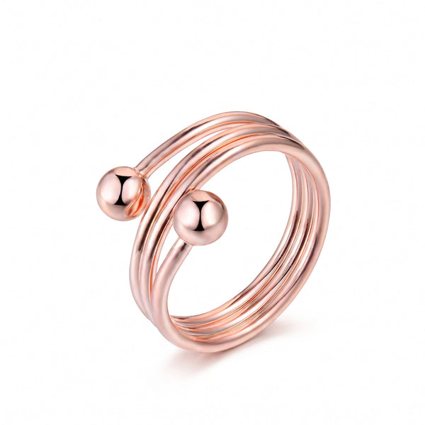 Georgina Wave Ring | Copper-Tone