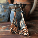 Camilla Swirl Earrings | Copper-Tone