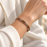 Valerie Greek Key Bracelet | Copper-Tone — image 2