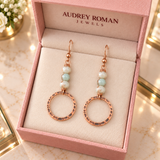 Celia Orb Earrings in the Audrey Roman Jewels boutique — overhead