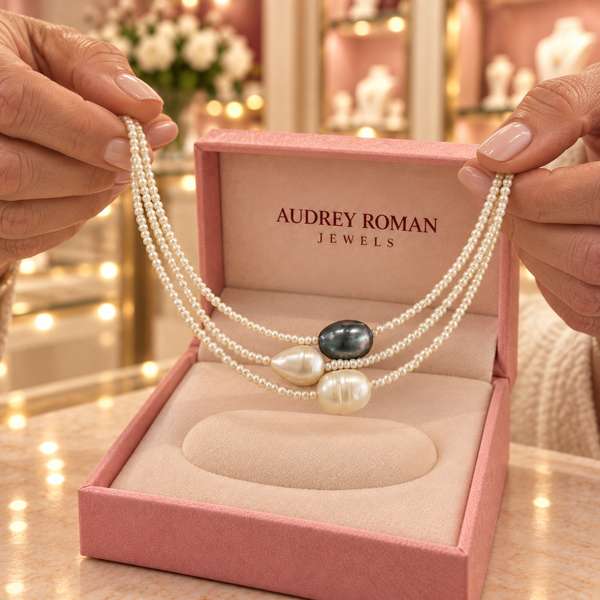 Audrey Roman Jewels boutique — hands