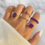 Nicola Purple Ring - image 2