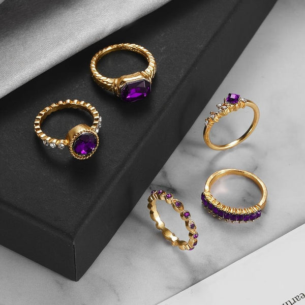 Nicola Purple Ring - image 4