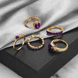 Nicola Purple Ring - image 5