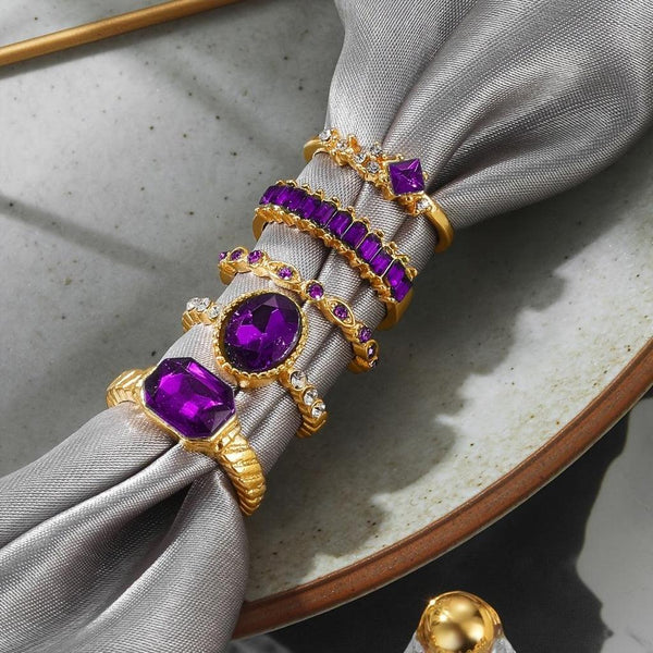 Nicola Purple Ring - image 7