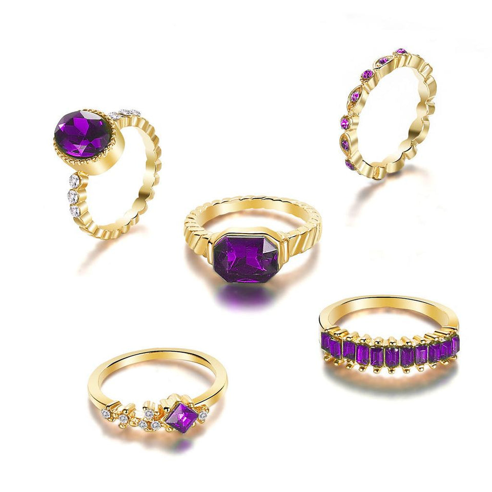 Nicola Purple Ring - image 1