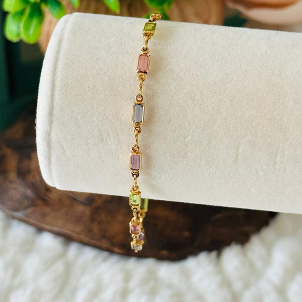 Monica Multicolor Accent Bracelet - image 2