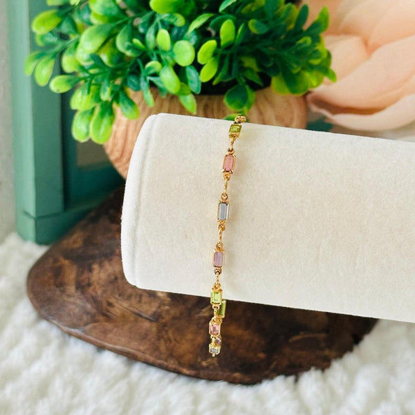 Monica Multicolor Accent Bracelet - image 3