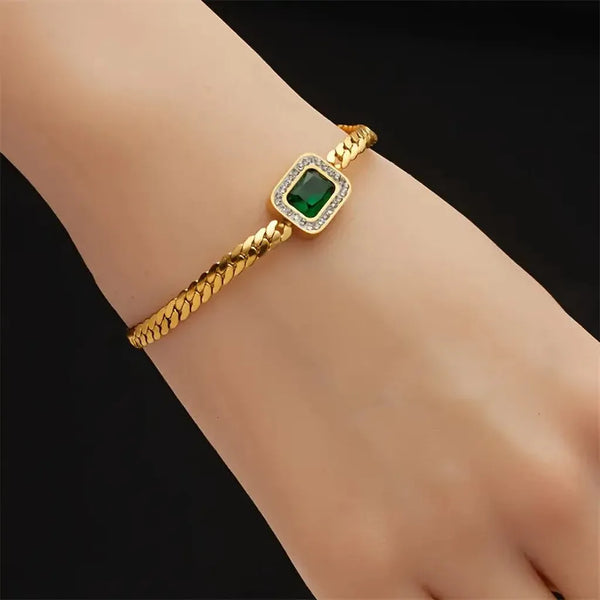 Winifred Green Bracelet - image 2
