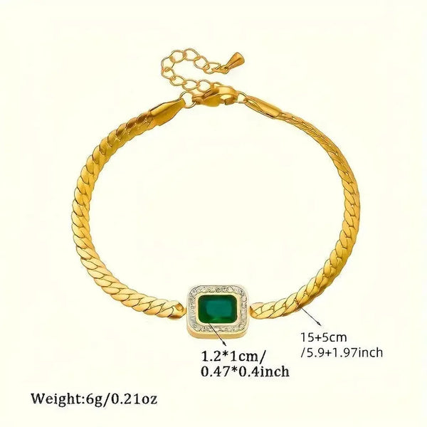 Winifred Green Bracelet - image 5
