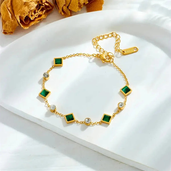 Rosalyn Green Bracelet - image 2