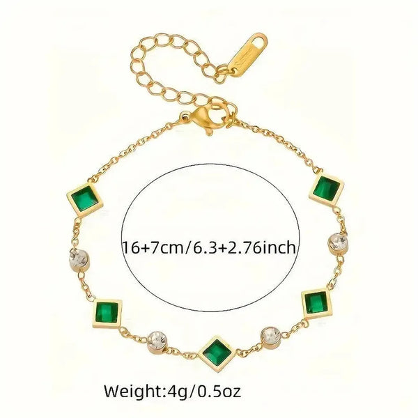Rosalyn Green Bracelet - image 5