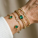Eloise Green Sparkle Bracelet - image 2