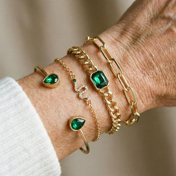Eloise Green Sparkle Bracelet - image 2