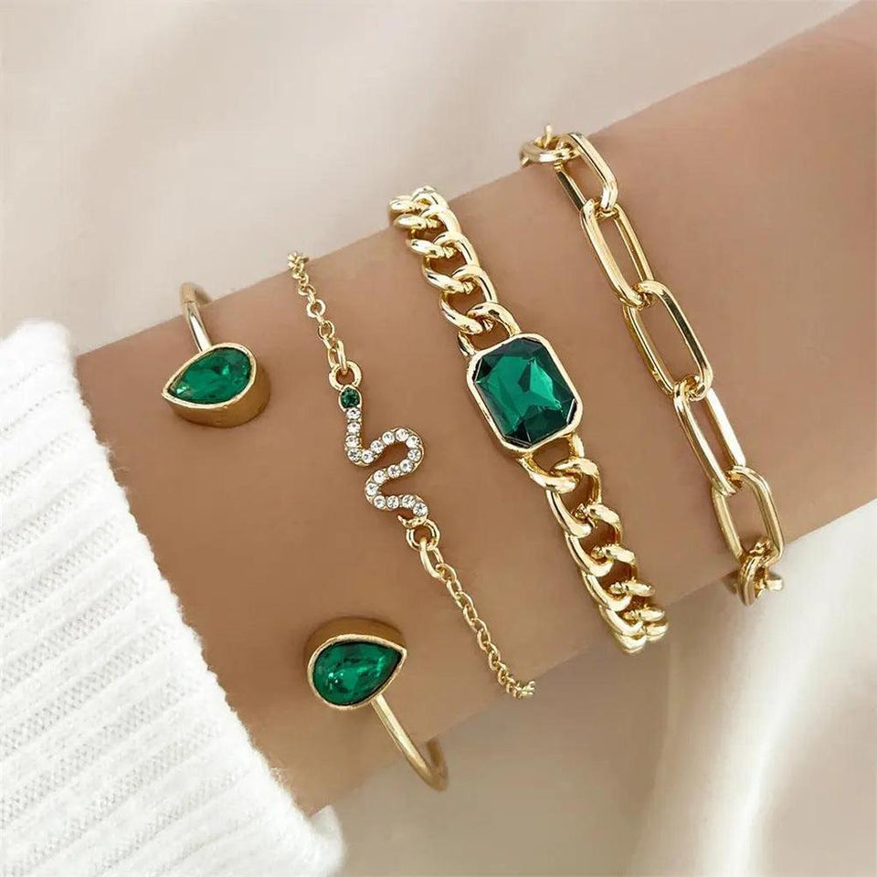 Eloise Green Sparkle Bracelet - image 1
