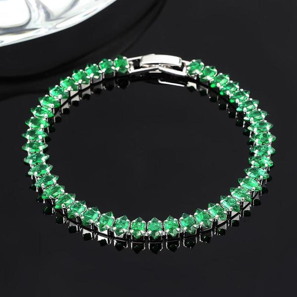 Cordelia Green Accent Bracelet - image 1