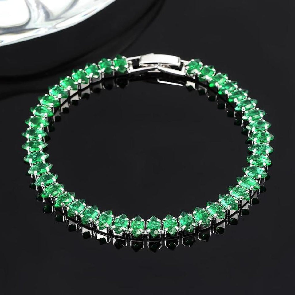 Cordelia Green Accent Bracelet - image 1