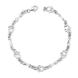 Eva Dog Paw and Bone Charm Bracelet | Silver-Tone — image 2