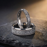 Roger Sandblasted Inlay Ring | Silver-Tone - image 10