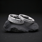 Roger Sandblasted Inlay Ring | Silver-Tone - image 14