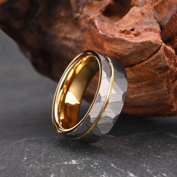 Vincent Faceted Band Ring - image 6
