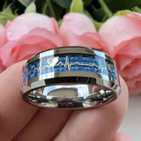 Patrick Pulse Wave Band Ring — Silver-Tone — image 2