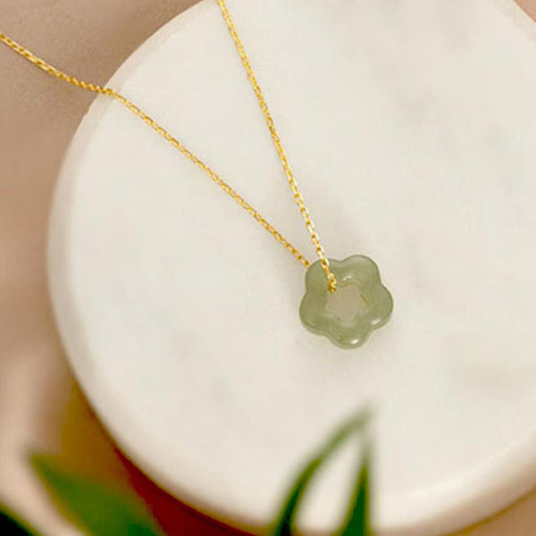Juliana Jasper-Look Flower Necklace - image 2