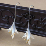Lillian Flower Earrings | Silver-Tone — image 3