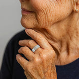 Hazel Boho Ring with Gold-Tone Threads — image 2