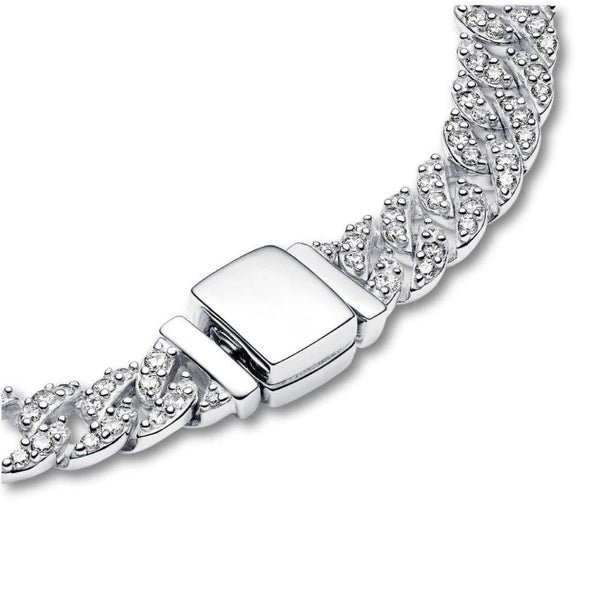 Mabel Wide Gold-Tone Curb Chain Bracelet — image 6