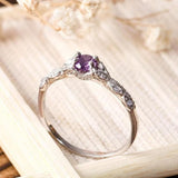 Noelle Purple Ring - image 4