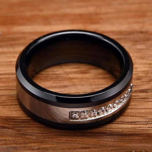 Malcolm Accent Band Ring | Silver-Tone — image 2