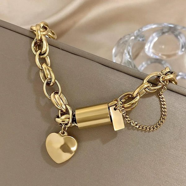 Lorraine Bold Gold-Tone Cuff Bracelet — image 6
