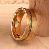 Harold Faceted Inlay Band Ring | Gold-Tone — image 4