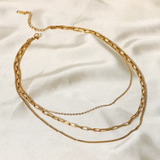 Irene Triple-Layer Chain Necklace - image 3