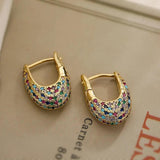 Cecilia Multicolor Sparkle Earrings - image 1