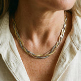 Greta Gold-Tone and Silver-Tone Necklace — image 2