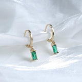 Phoebe Green Accent Earrings - image 4