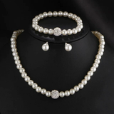 Nerissa Pearl-Look Jewelry Set - image 1