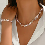 Olivia Rope Chain Accent Jewelry Set — Rose-Gold-Tone — image 2