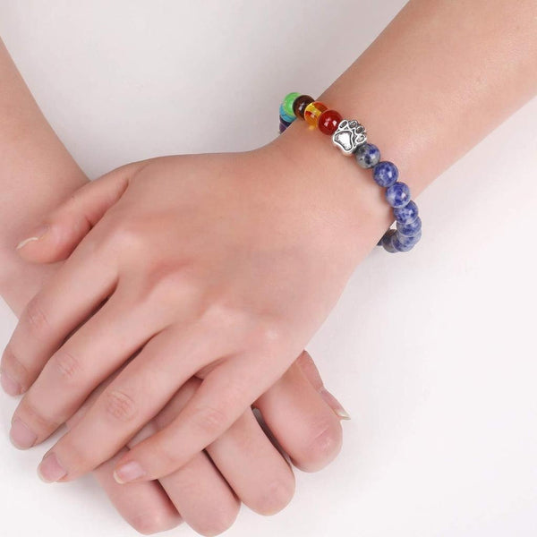Lois Seven-Bead Pet Memorial Bracelet - image 2