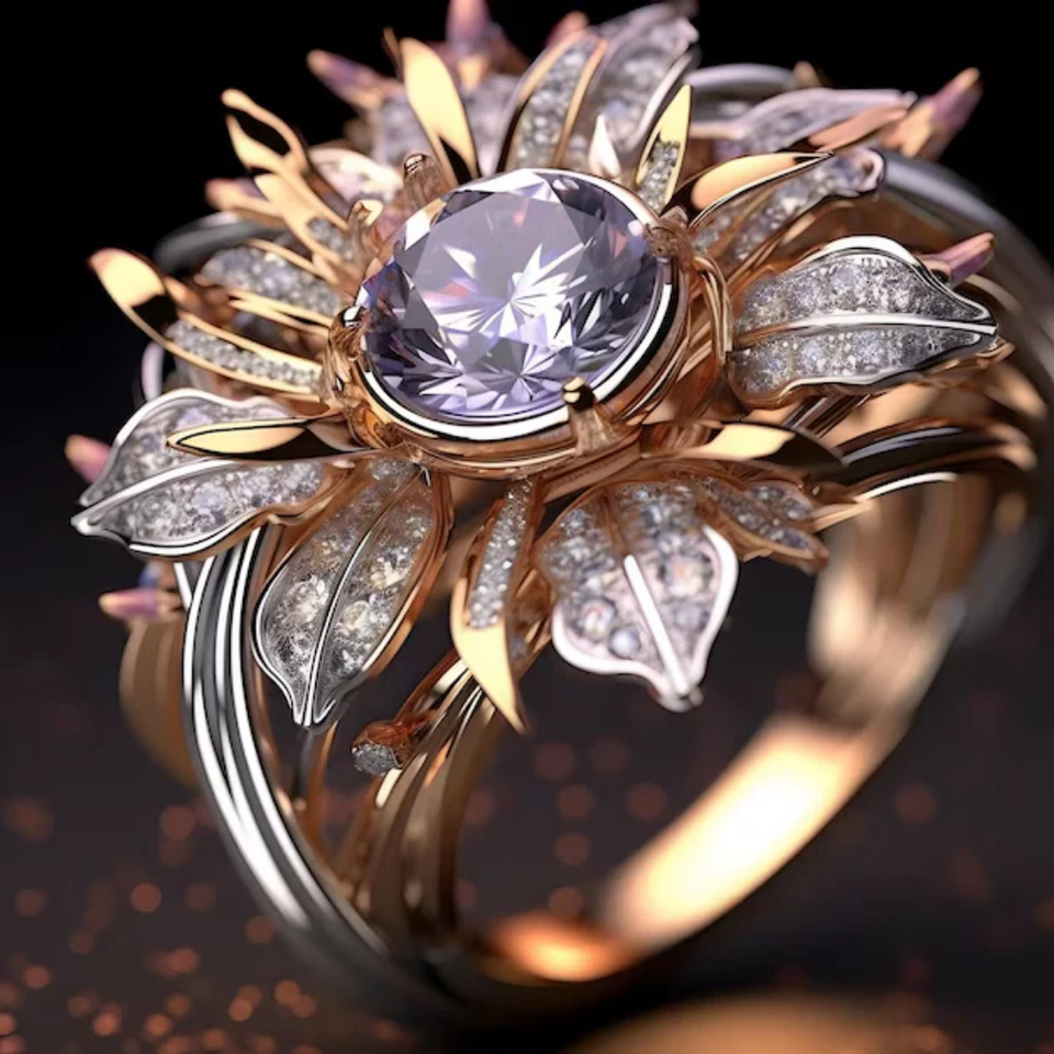 Nora Violet Ring - image 1